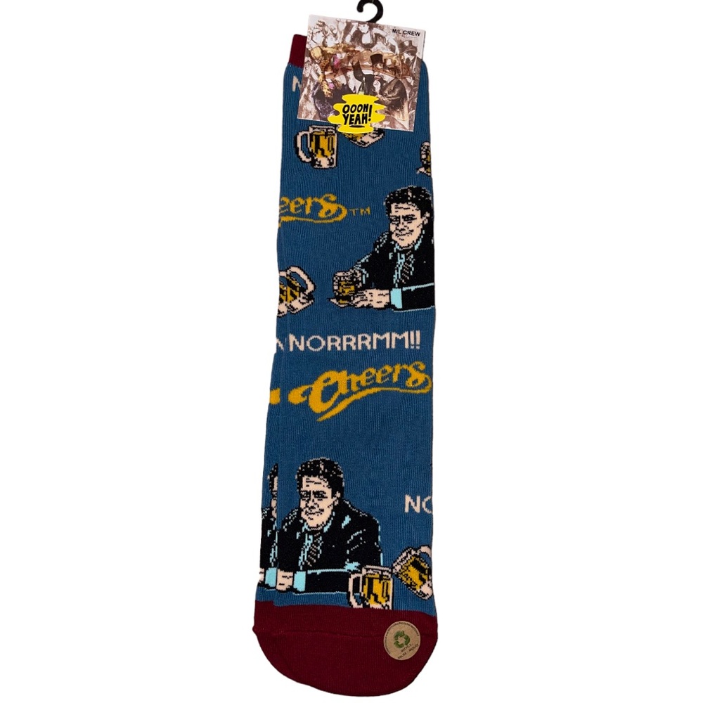 NWT Oooh Yeah! Cheers Norm Knee High Socks